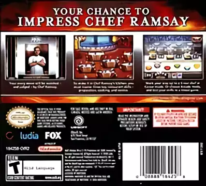 Image n° 2 - boxback : Hell's Kitchen - The Game